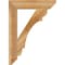 Ekena Millwork Olympic Slat Rough Sawn Bracket, Western Red Cedar, 4"W x 22"D x 30"H BKT04X22X30OLY06RWR - alternate 4